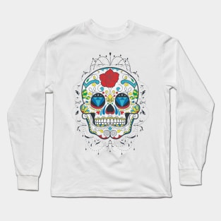 The Rainbow Skull Long Sleeve T-Shirt